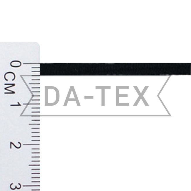 3 mm Elastic rope black photo - buy in the «DA-TEX» online store