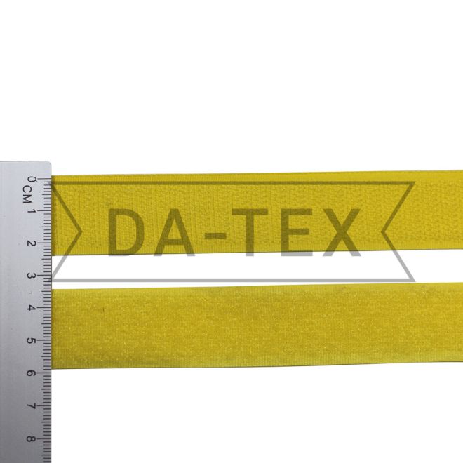 25 mm Hook and loop (35%PA+65%PE) B  light yellow photo - buy in the «DA-TEX» online store