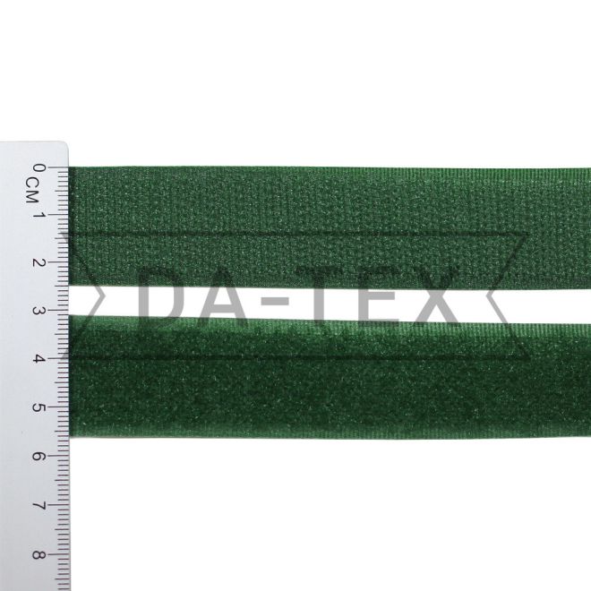 25 mm Hook and loop (35%PA+65%PE) B  green grass