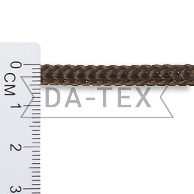 5 мм Шнур в’язаний колір коричневий фото - купити у інтернет-магазині ДА-ТЕКС