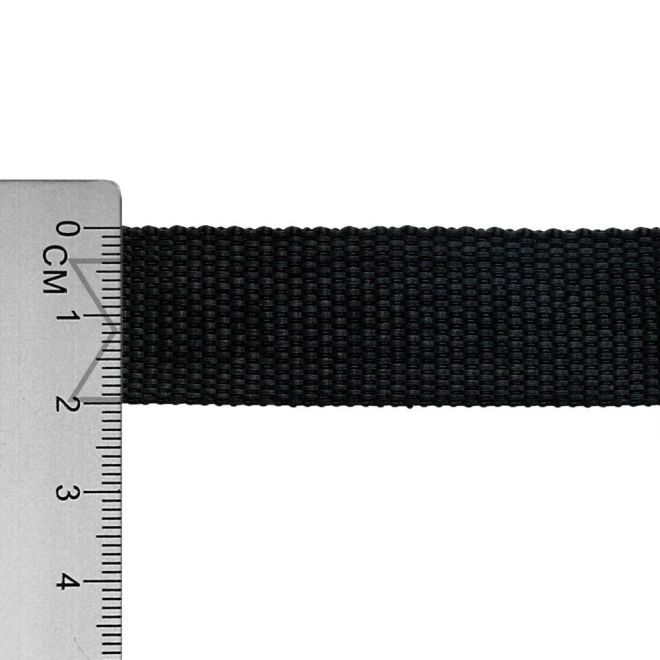 20 mm NYLON tape 14g/m black