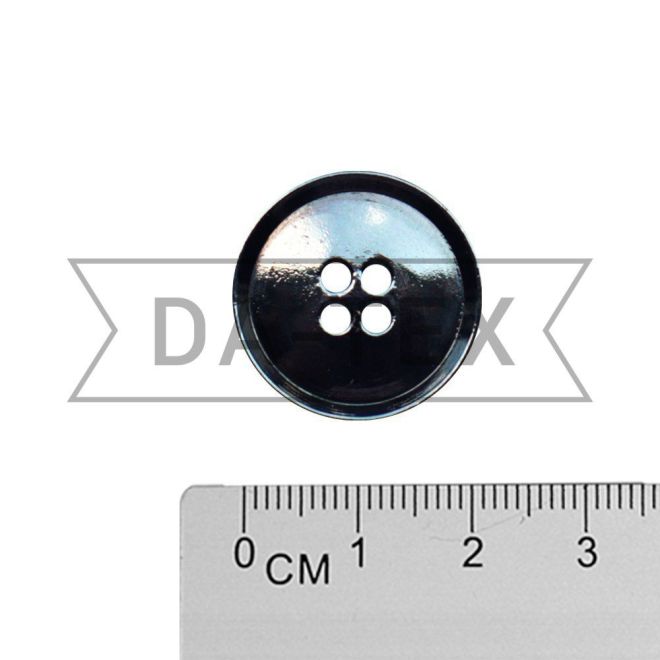 20 mm Metal button black nickel photo - buy in the «DA-TEX» online store