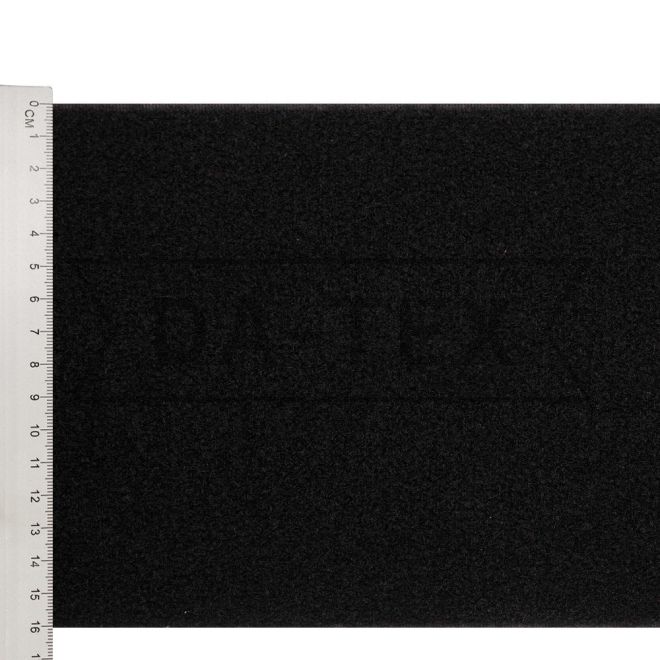 160 мм Текстильна застібка петля (м яка частина) 65% НЕЙЛОН 35% ПЕ колір чорний фото - купити у інтернет-магазині ДА-ТЕКС