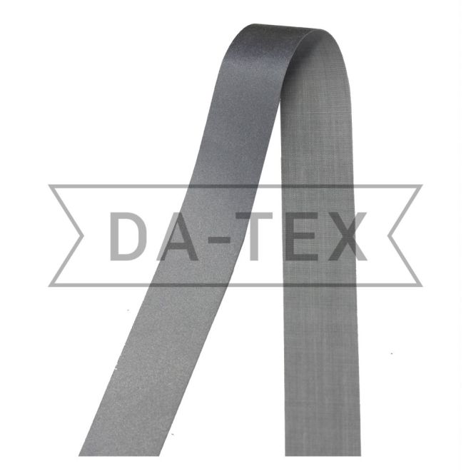 25 mm Reflective tape SILVER LUSTRE grey photo - buy in the «DA-TEX» online store
