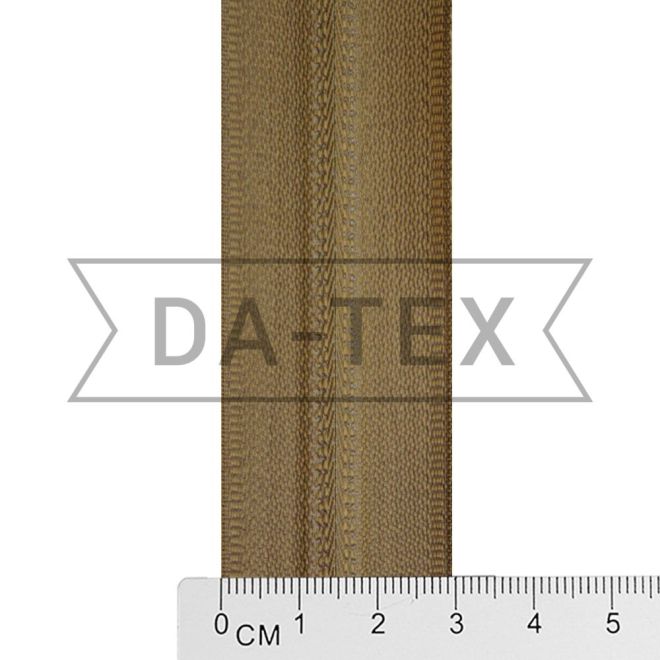 N.7 nylon zipper long chain water resistant coyote photo - buy in the «DA-TEX» online store