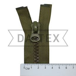 85 cm Plastic zipper N.8 khaki