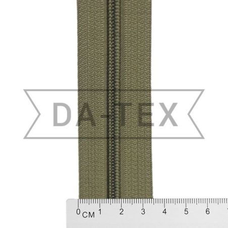 ᐉ No5 nylon zipper long chain khaki 298 in «DA-TEX»