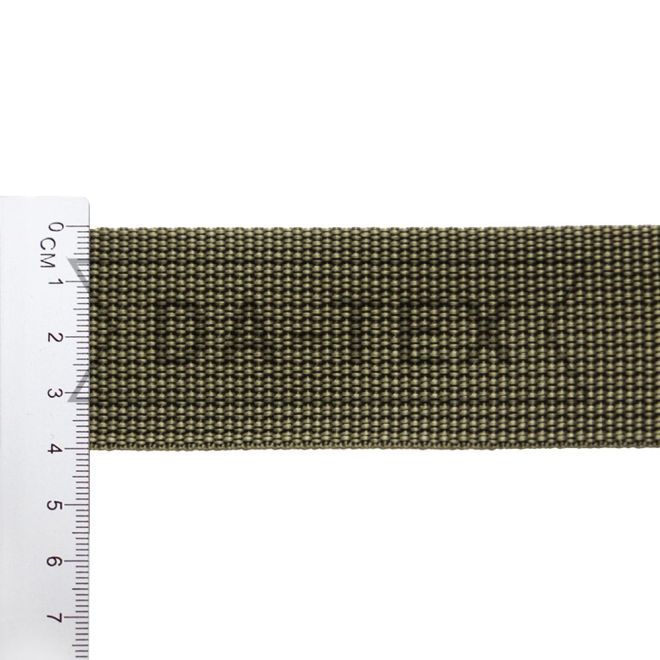 ᐉ 40 mm PP tape 24 g/m khaki in «DA-TEX»