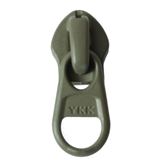 No10 Slider for zipper long chain еlectrophoresed khaki
