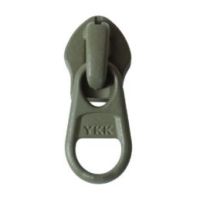 No10 Slider for zipper long chain еlectrophoresed REVERSE khaki