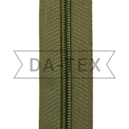N.5 nylon zipper long chain khaki photo - buy in the «DA-TEX» online store
