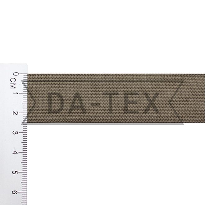 25 mm Knitting elastic tape khaki