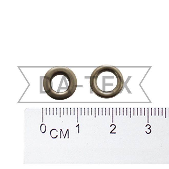 10 mm Brass Eyelet N.24 antik