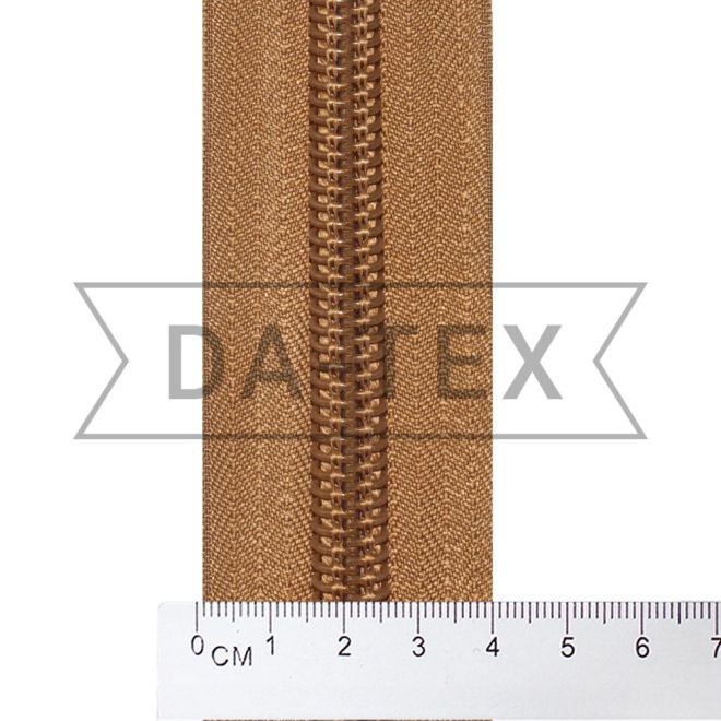 No10 nylon zipper long chain coyote