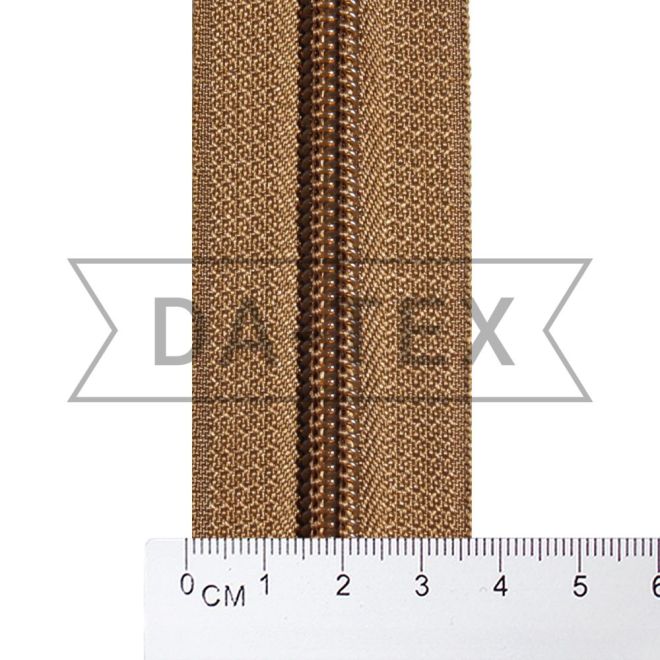 No7 nylon zipper long chain coyote