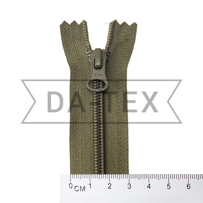 20 cm Nylon zipper No7 С/Е khaki