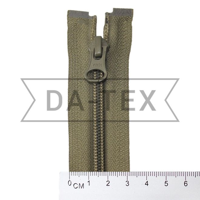 75 cm Nylon zipper No7 O/Е khaki