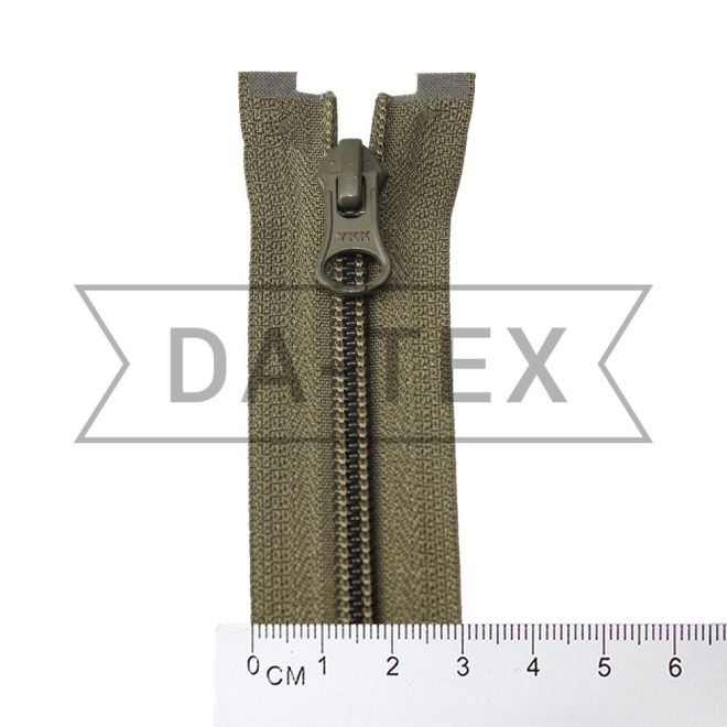 85 cm Nylon zipper No7 2 sliders O/Е khaki