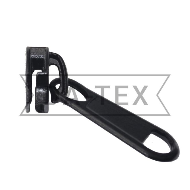 ᐉ N.8 Slider for zipper long chain black in «DA-TEX»