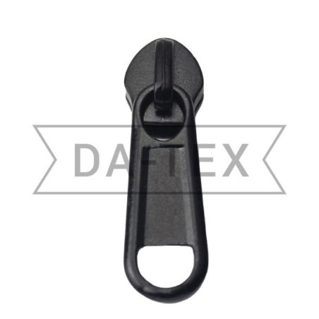 ᐉ N.8 Slider for zipper long chain black in «DA-TEX»