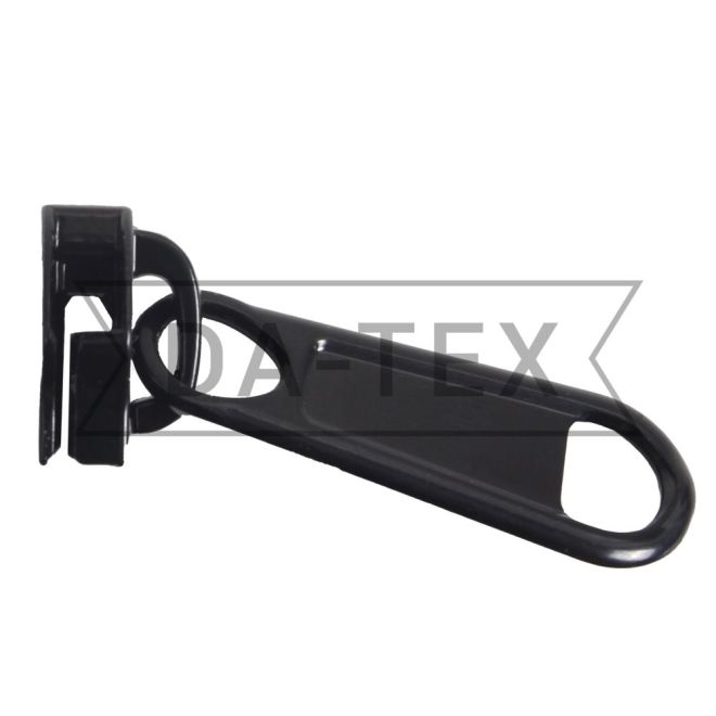 No10 Slider for zipper long chain Electrophoresed black