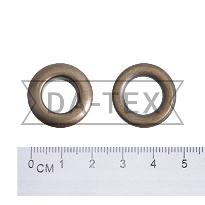 17 mm Brass Eyelet N.31 antik