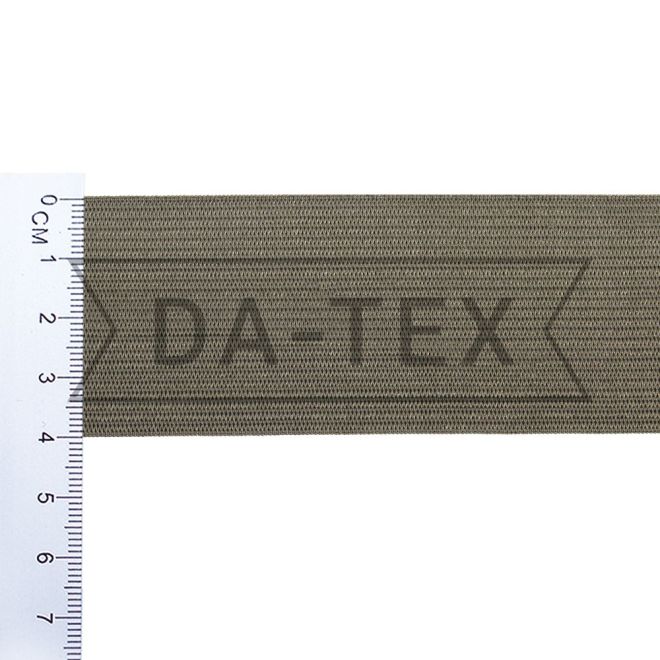 40 mm Knitting elastic tape khaki 298