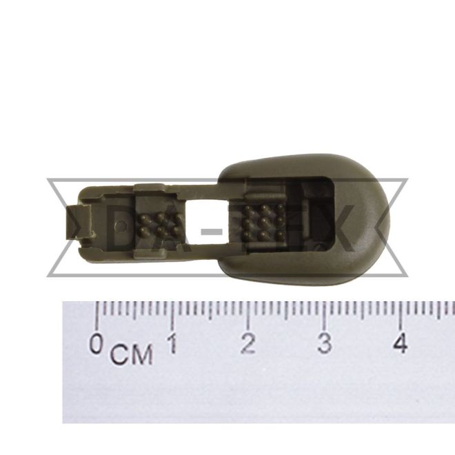 16*22*8 mm Plastic stopper  military №2 100% PA khaki