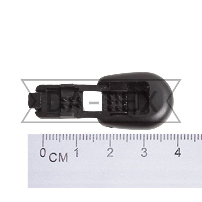 16*22*8 mm Plastic stopper  military №2 100% PA black