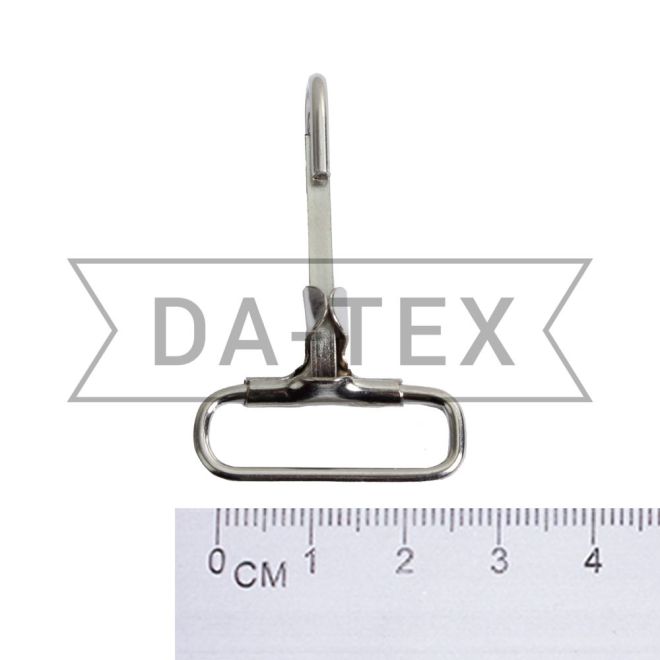 25 mm Metal snap hook nikel