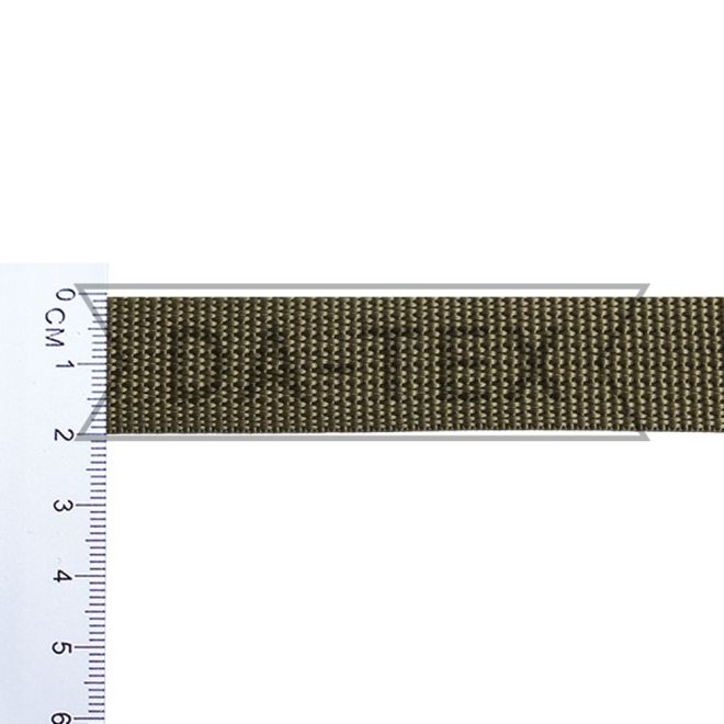 20мм PP tape 12 g/m khaki 298