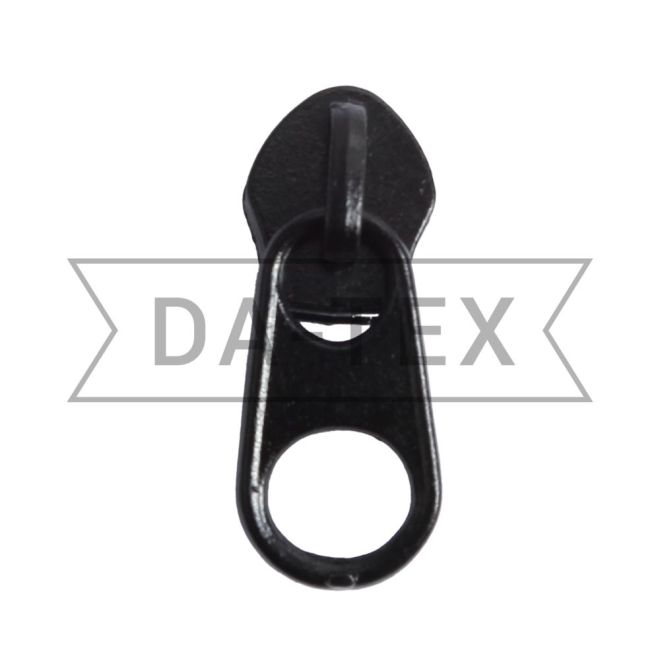 N.5 Slider for zipper long chain REVERSE black