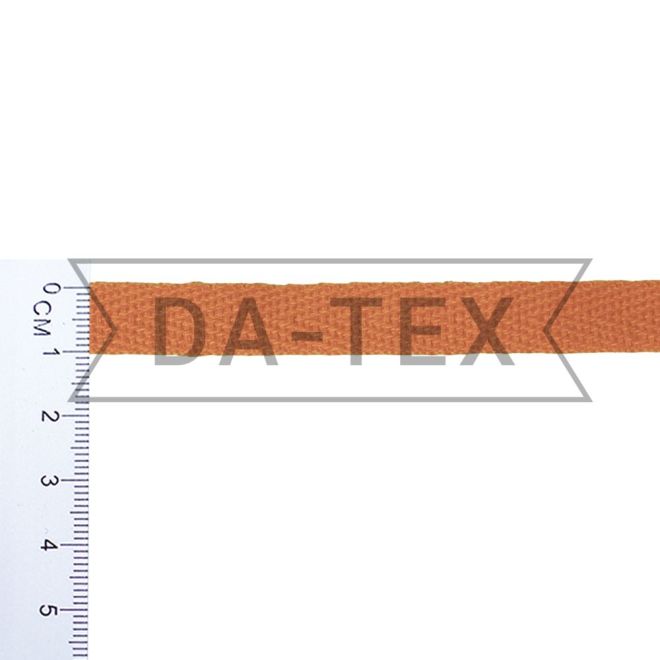 10 mm Cotton tape orange