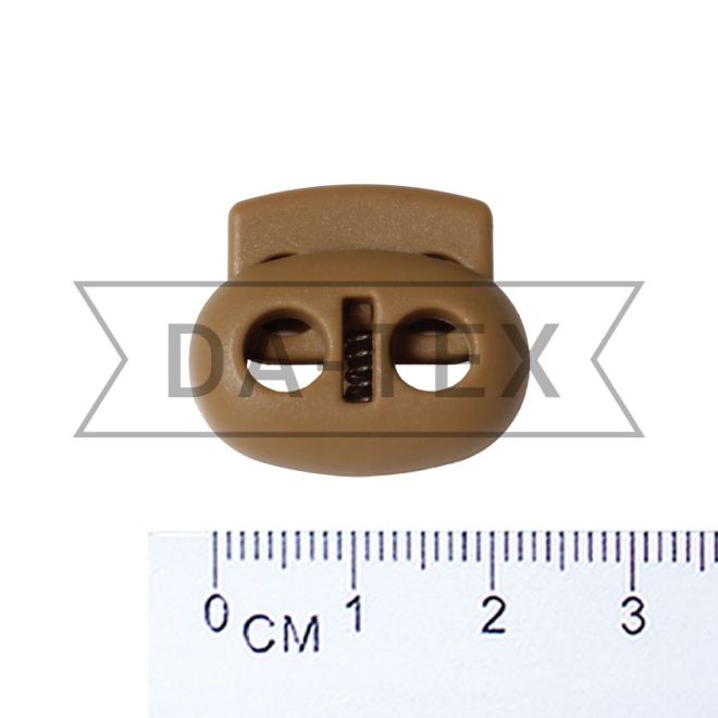 24*20*9.2  mm 2-holes stopper military 100% PA coyote