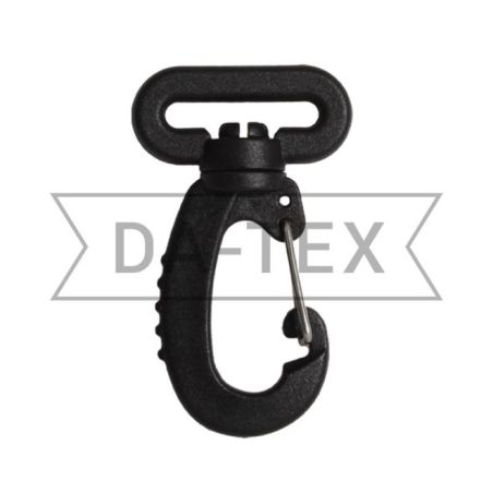 26 mm Plastic snap hook B-005 PA black