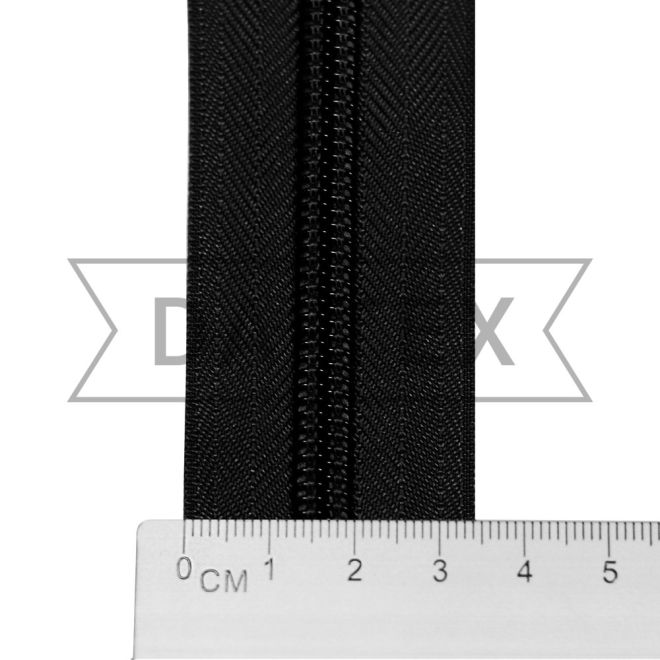 N.8 nylon zipper long chain black