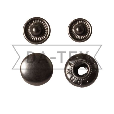 10 mm snap button W-style (steel) oxide