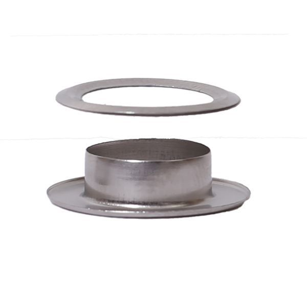 12 mm Eyelet #28 (ф12*Ф25*h7,5) + washer (STS) nikel CHINA