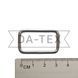 30x15 mm Metal strenghtened frame nikel diam. 3 mm