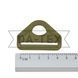 40 mm Plastic triangular semi ring khaki GCC №298