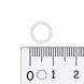 10,5mm*5,0mm Plastic washer #3 5mm (d=5 мм) white