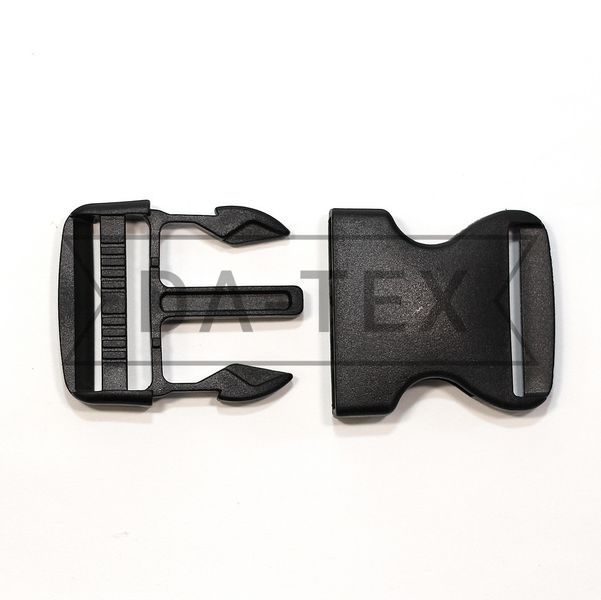38 mm Plastic buckle fastener black