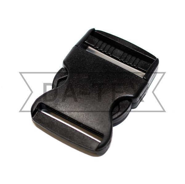 38 mm Plastic buckle fastener black