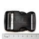 38 mm Plastic buckle fastener black
