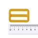 38 mm Plastic buckle РОМ yellow GCC №111