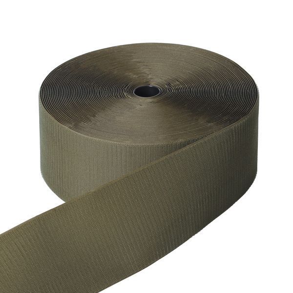 100 mm Hook tape 65% NYLON 35% PE "B+" khaki GCC №514