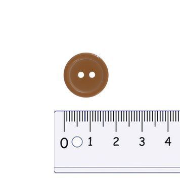 17 mm Button coyote 2 holes GCC №494R