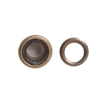 6 mm Eyelet #4 with net + washer (STS) antik CHINA