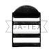25/3 mm Metal buckle black nickel