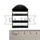 25/3 mm Metal buckle black nickel